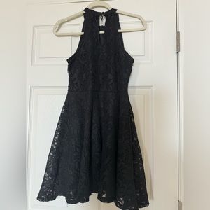 Kimcine Black Lace Dress